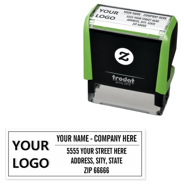 Exemplo de carimbo de endereço do seu próprio Desi (In Situ)