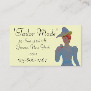 Exemplo de Cartão de visita de Tailor1