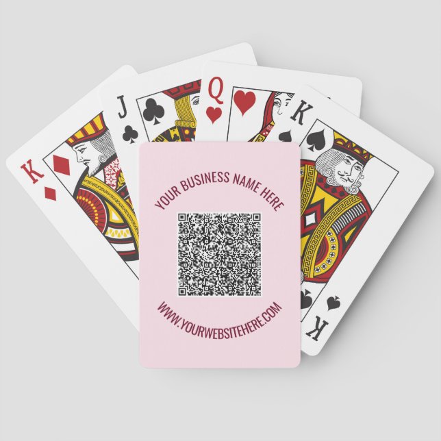 Exemplo de Cartas de Baralho com Código QR Persona (Verso)