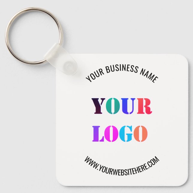 Exemplo de Chaveiro do Promocional de texto do log (Frente)