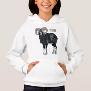 Exemplo de desenho animado de ovelhas Mouflon