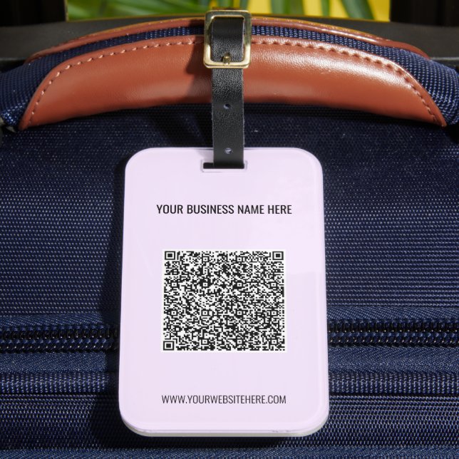 Exemplo de Etiqueta de Bagagem com Código QR e Tex (Frente Insitu 2)