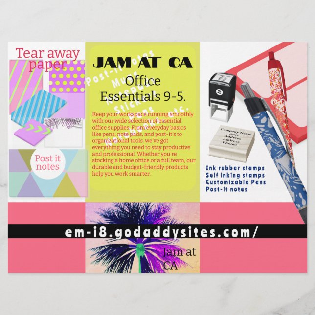 Exemplo de folheto (Frente)