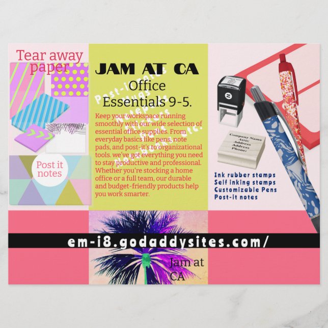 Exemplo de folheto (Frente)