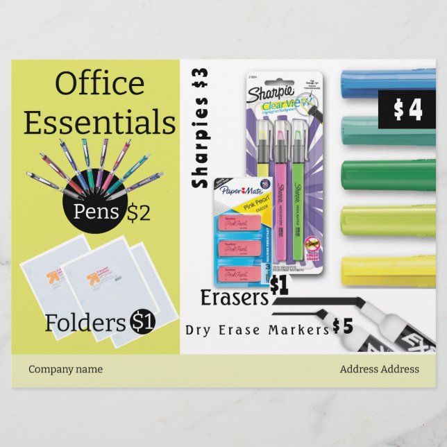 Exemplo de folheto (Frente)