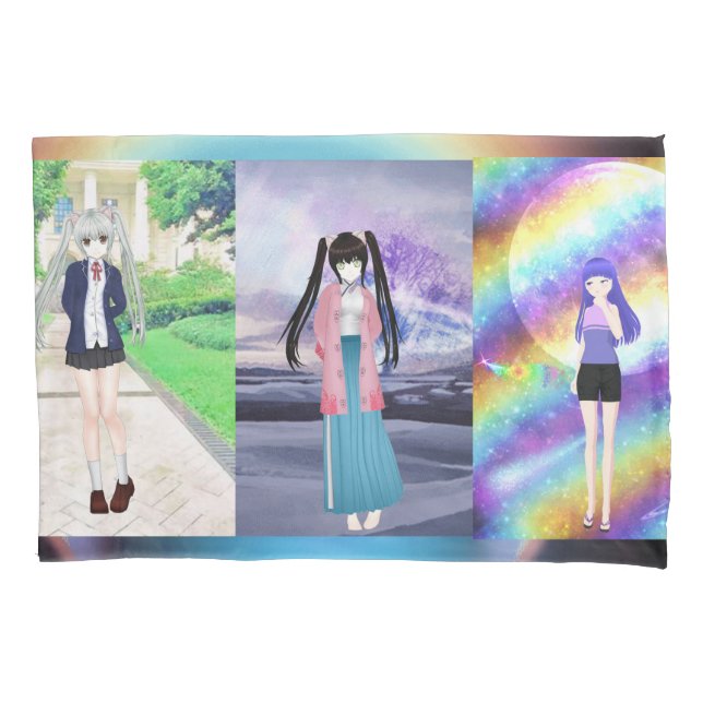 Exemplo de Travesseiro de Caracteres de Estilo de  (Frente)