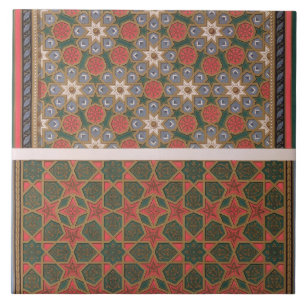 Exemplos de decorações do teto, 'da arte árabe