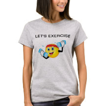 Exercício de vamos Camiseta feminina