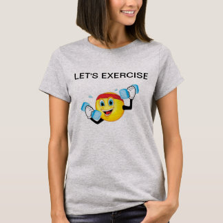 Exercício de vamos Camiseta feminina