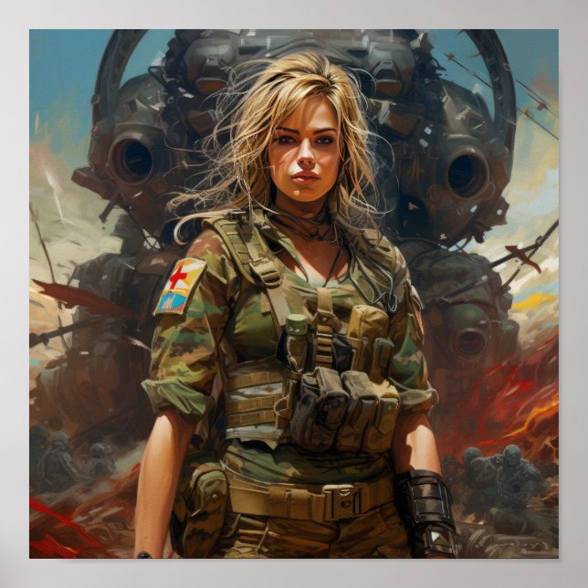 Exército 24 - Poster Inspirador para Entusiasta Mi (Frente)