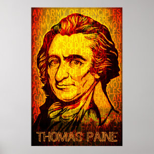 Exército do impressão de Thomas Paine dos