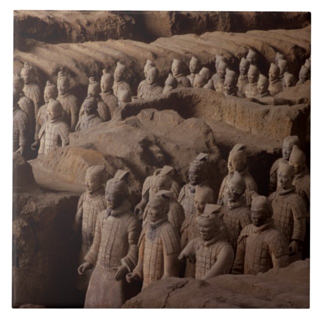 Exército dos guerreiros da terra cotta no Imperado (Frente)