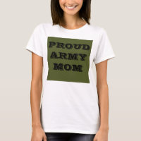 Exército Orgulhoso de Camisas T Mãe
