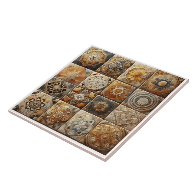 Exibição Artística de Azulejos Decorativos (Lateral)