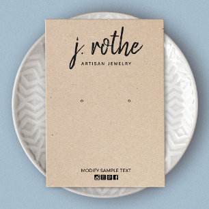 Exibição de Artes Feitas à Mão da Caligrafia Kraft