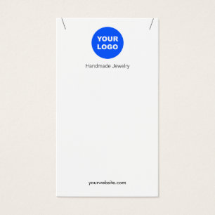 Exibição de Colar do Colar do Logotipo em Branco