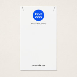 Exibição de Colar do Colar do Logotipo em Branco P