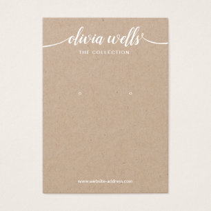 Exibição de Leitura de Fontes de Caligrafia Kraft 