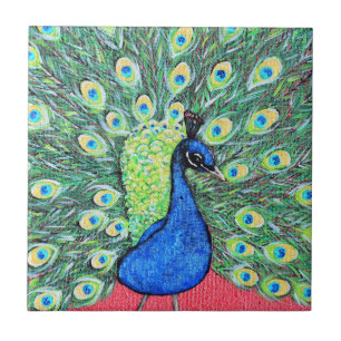 Exibição de Pintura de Peacock
