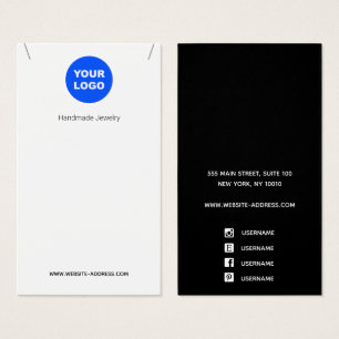 Exibição do Colar Branco do Logotipo Adicional P