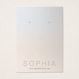 Exibição do Designer de Joias Moderno Simples