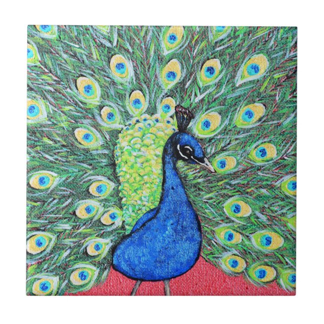 Exibindo Pintura de Peacock (Frente)