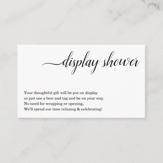 Exibir Inserção de Chá para Convite (Frente)