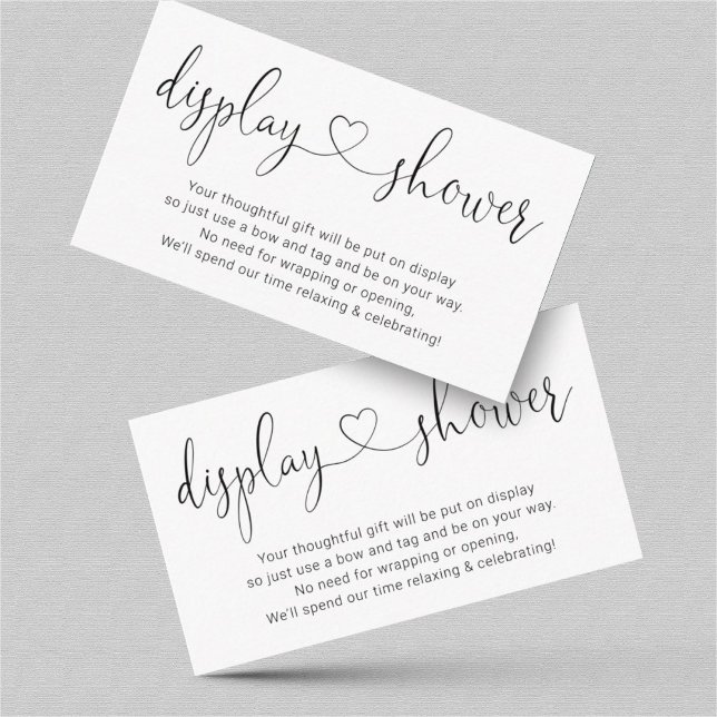 Exibir Inserção de Chá para Convite - Simples (Criador carregado)