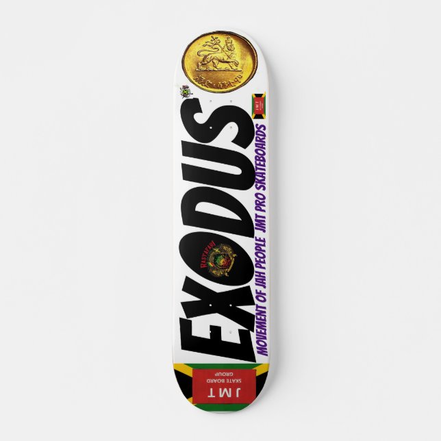 EXODUS JMT OFFICIAL 7, 3/4 pol., skateboard Deck (Frente)