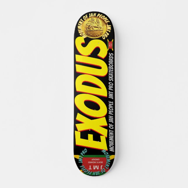 EXODUS JMT OFFICIAL 7, 3/4 pol., skateboard Deck (Frente)