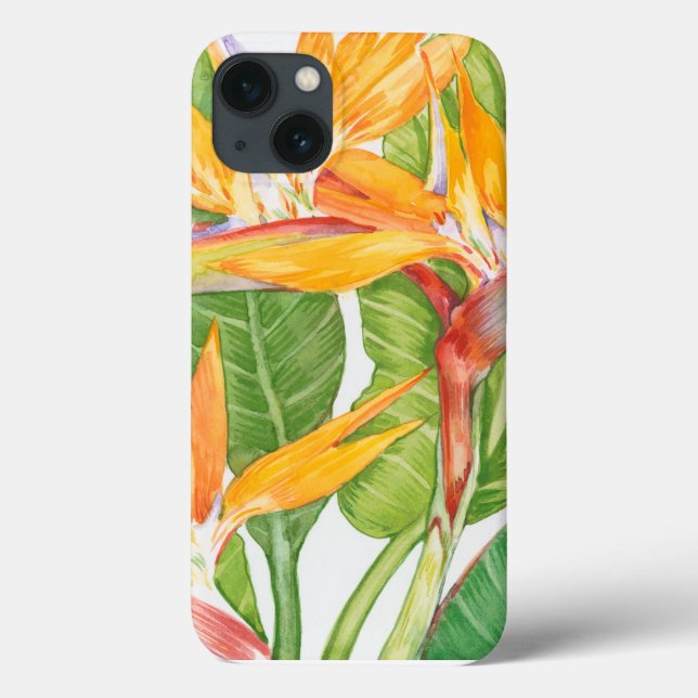 Exotic Flowers Watercolor (Verso)