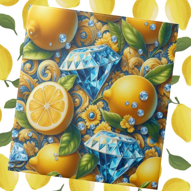 Exotic Tile Accents | Morrocan Mediterranean Lemon (Criador carregado)