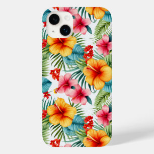 Exotic Watercolor Hawaiian Floral