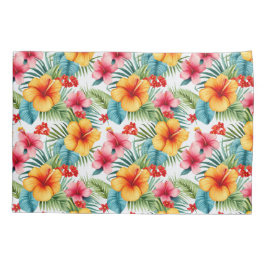 Exotic Watercolor Hawaiian Floral