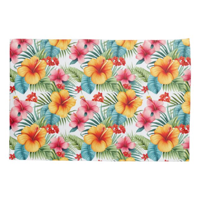 Exotic Watercolor Hawaiian Floral (Verso)