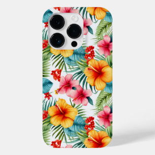 Exotic Watercolor Hawaiian Floral