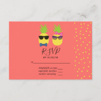 Exótico, exótico, verão tropical de praia, RSVP