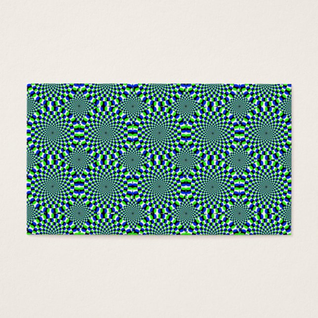 Expansão de ilusão óptica rodando rodas caóticas (Frente)