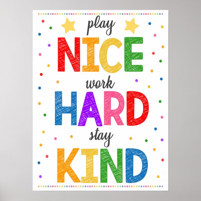 Expectativas de sala de aula Poster (Frente)