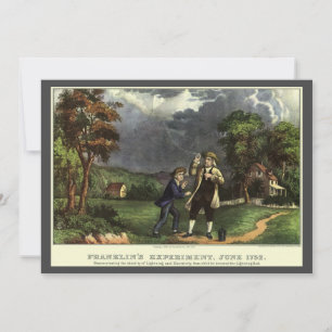 Experiência de Benjamin Franklin com Pipa e Relâmp