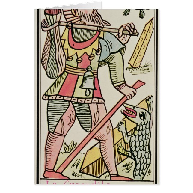 Expiação, cartão de tarot, francês (Frente)