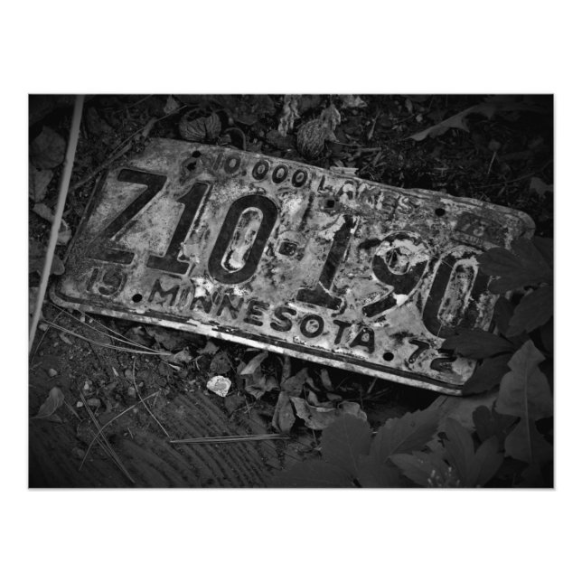 "Expirado Desde '73', Impressão de Foto (Frente)