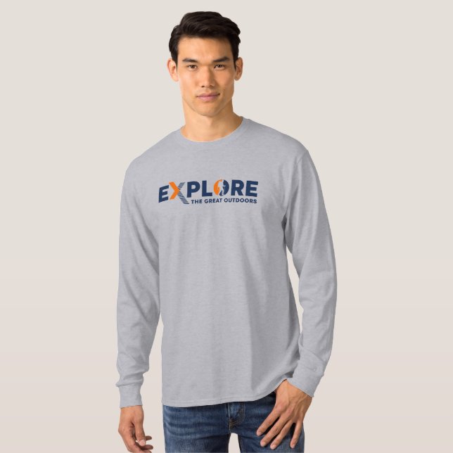 Exploração da Natureza | Camisa de manga longa par (Frente Completa)