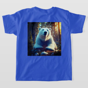 Explorador Ártico: Camisa T com Urso Polar