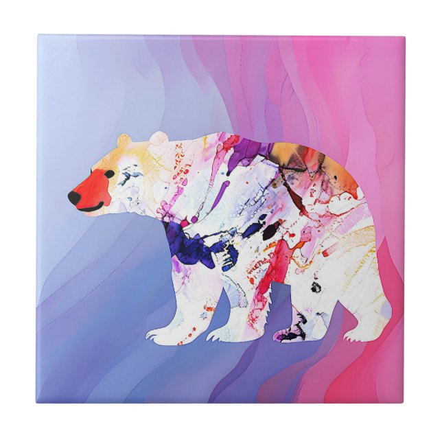 Explorador Ártico Pastel em Aquarela (Frente)