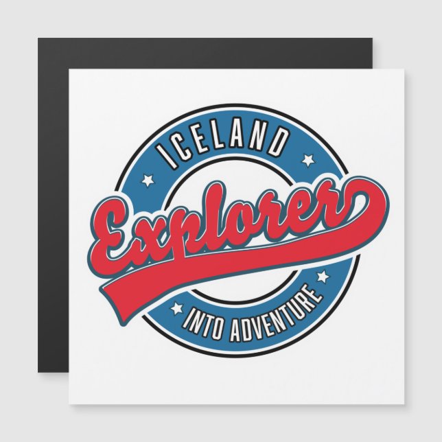 Explorador da Islândia na aventura (Frente/Verso)