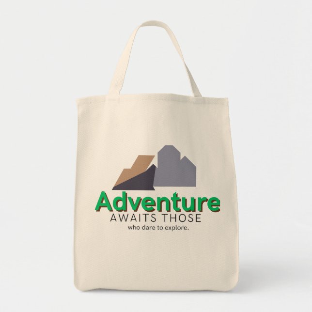 Explore a Bolsa Tote de Aventura (Frente)