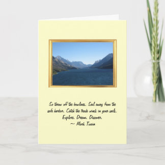 Explore a descoberta do sonho - bom cartão de visi