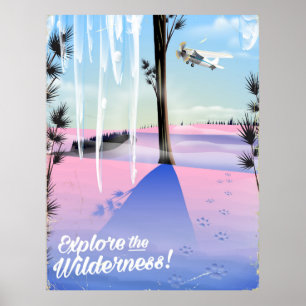 Explore a natureza! Impressões dos animais de inv