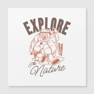 Explore A Natureza - Vintage Cat Hiker